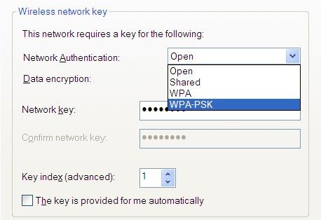 Network Key WPA